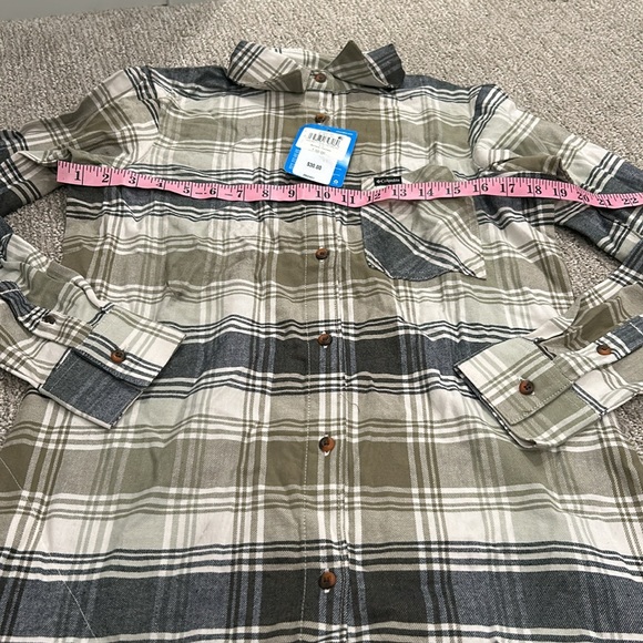COLUMBIA Women's Calico Basin Flannel Long Sleeve Shirt Size S - Picture 3 of 16